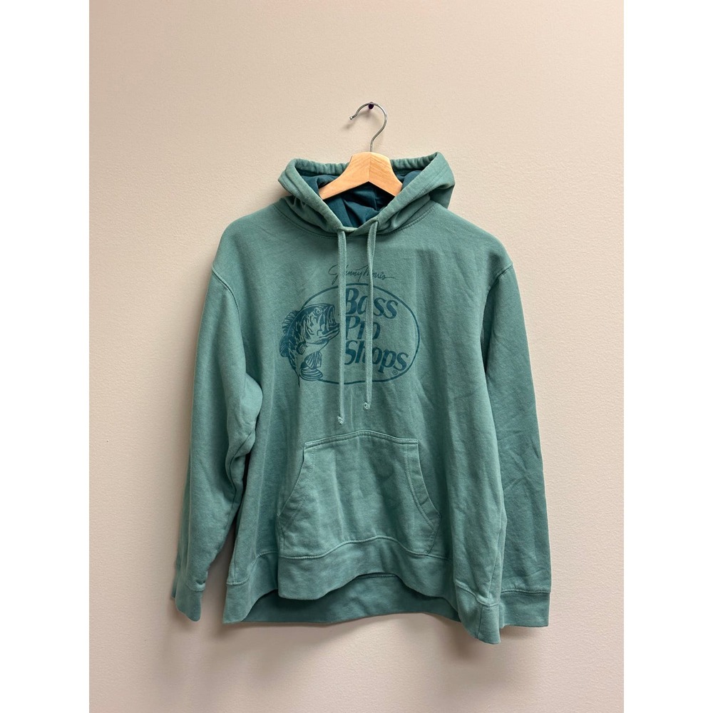 Bass Pro‎ Shop Green Hoodie Unisex Size XL See Details